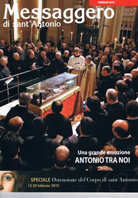 Moaştele sfântului Anton din Padova au fost expuse după opt sute de ani